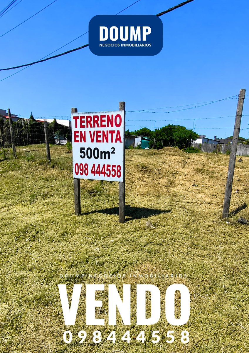 Terreno, 500m2 en venta Flor de Maroñas