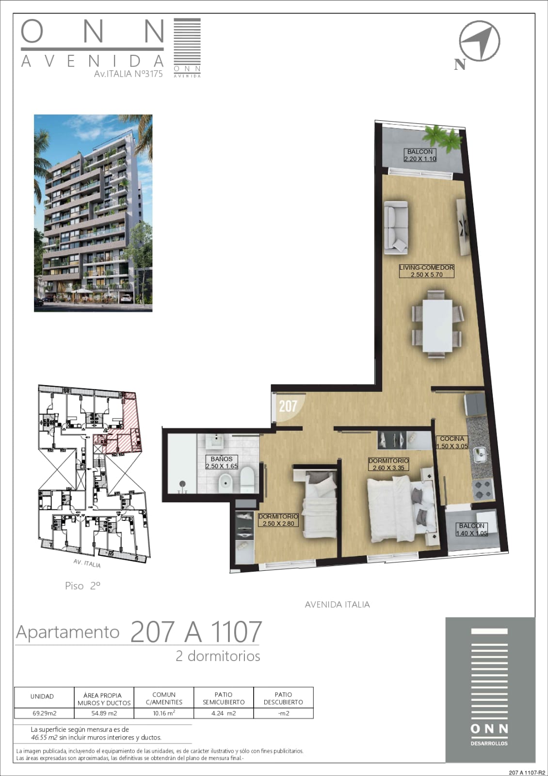 Moderno y luminoso apartamento - Imagen 3