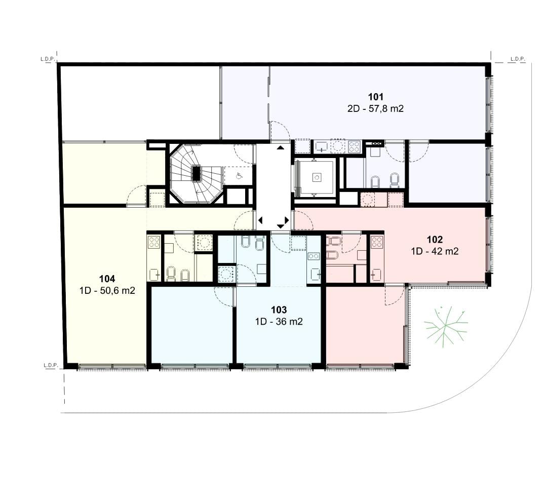 Muy iluminado con ventanales al frente y a 4 cuadras de la rambla - Imagen 3