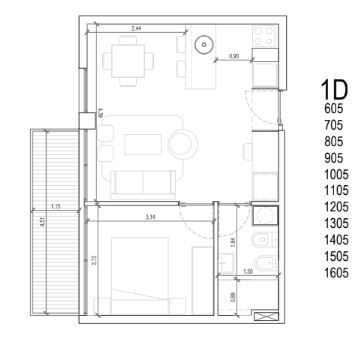 Apartamento inteligente diseñado para funcionar a través del celular (en venta en pozo) - Imagen 18