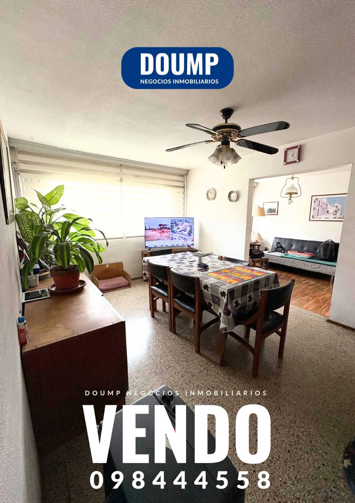 4 dormitorios, apartamento en 5to piso