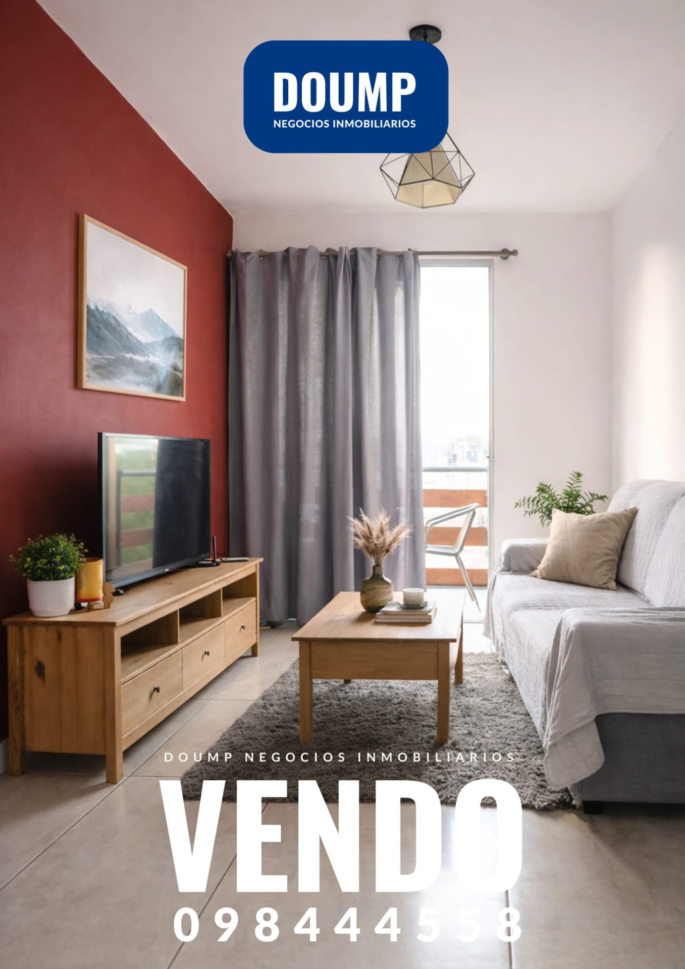 Parque Rivera, 2 dormitorios, iluminado y ventilado