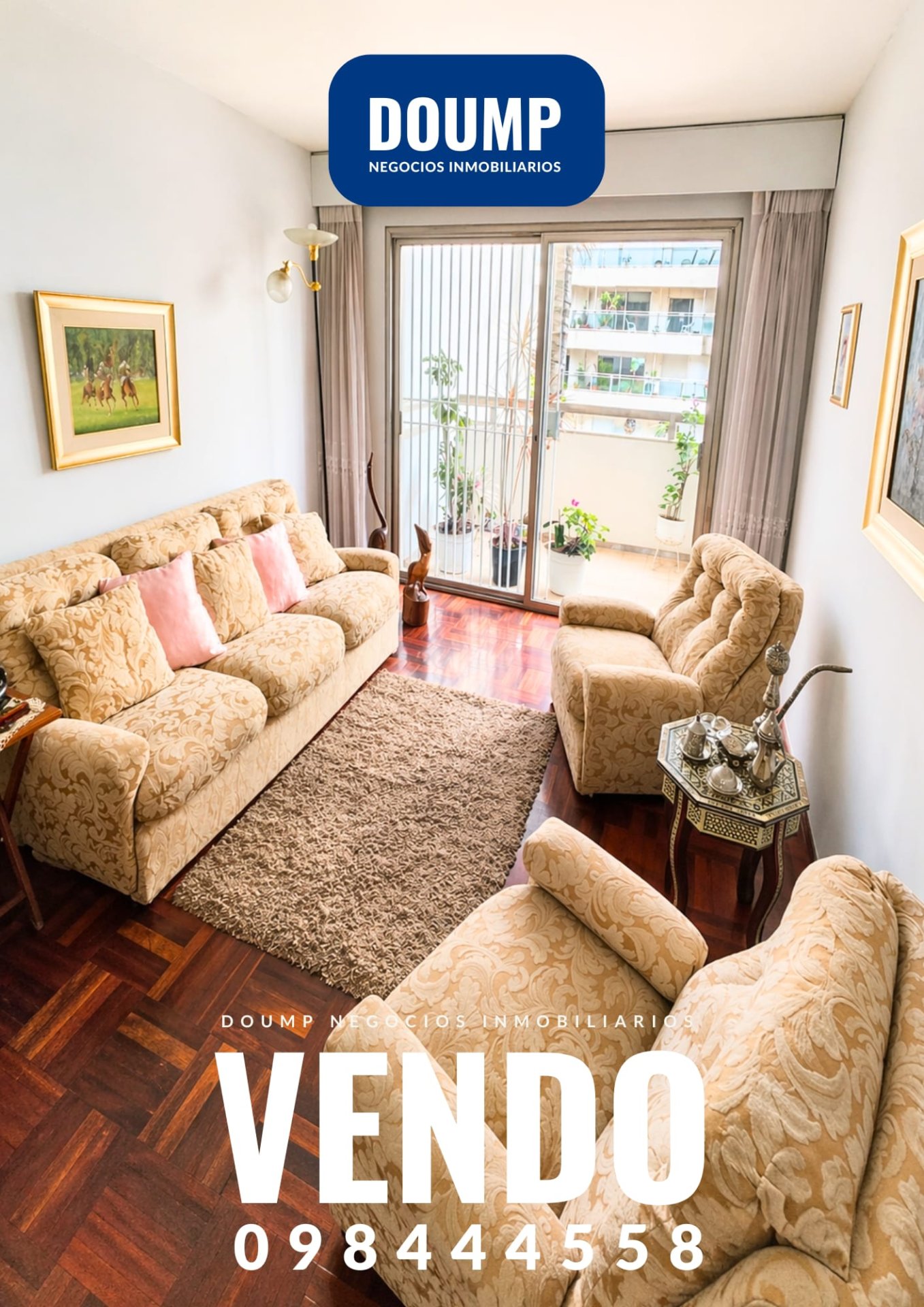Punta Carretas, 4 dormitorios, 2 baños y cochera